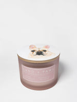 Sand + Paws Vanilla Sandalwood 12 oz scented candle