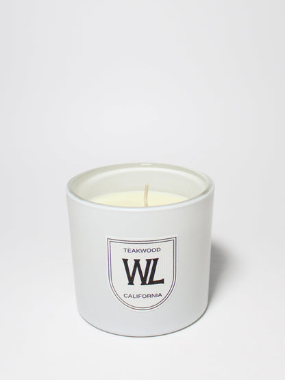 Teakwood 11 oz scented candle