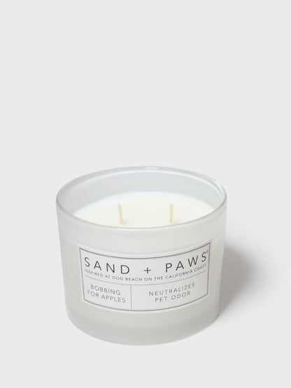 Sand + Paws Bobbing for Apples 12 oz scented candle