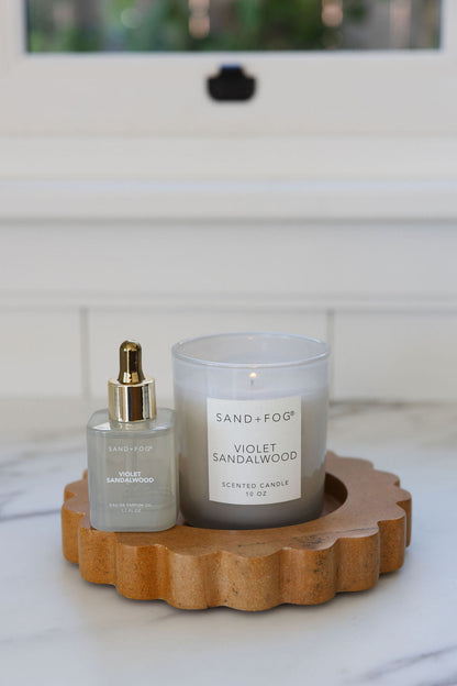 Violet Sandalwood 10 oz scented candle